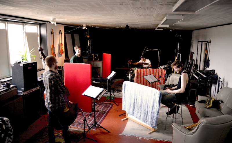 Hugo Ulfsson Kvartett i studion